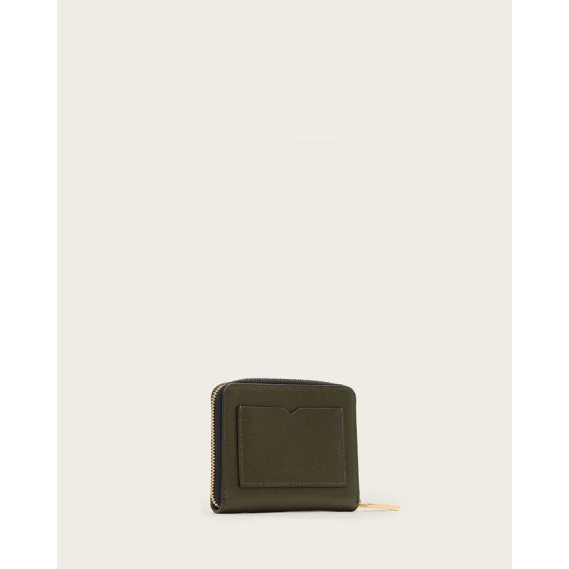 AllSaints Lena Hex Zip Wallet image number 6